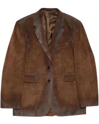 Acne Studios - Single Breasted Suit Jacket - Lyst