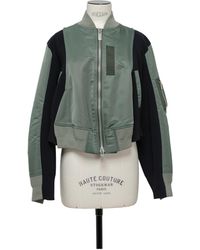 Sacai - Panelled Bomber Jacket - Lyst