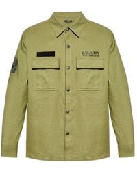 Balmain - Shirt With Logo - Lyst