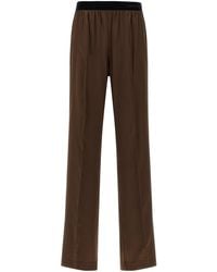 Tom Ford - Satin Straight Leg Pants - Lyst