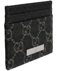 Gucci - Card Case With Plaque - Lyst