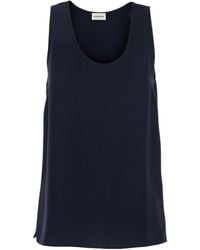 P.A.R.O.S.H. - P.A.R.O..H. Sleeveless Top With Round Neck - Lyst