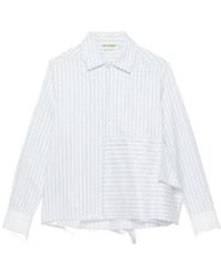 JW Anderson - Jw Anderson Asymmetric Draped Shirt - Lyst