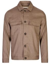 Peserico - Long Sleeved Overshirt - Lyst