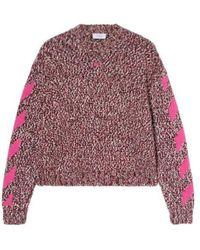 Off-White c/o Virgil Abloh - Mouline Arrow Crew-Neck Sweater - Lyst