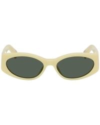 Jacquemus - Oval Frame Sunglasses - Lyst