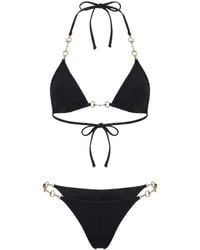 Gucci - Horsebit Detailed Two-Piece Bikini - Lyst