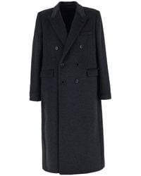 Lardini - Double-Breasted Tailored Coat - Lyst