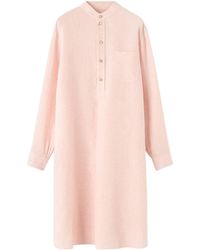 Loro Piana - Long-Sleeved Shirt Dress - Lyst