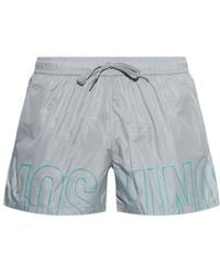 Moschino - Drawstring Swim Trunks - Lyst