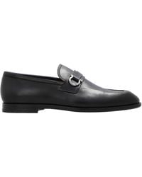 Ferragamo - Round Head Loafer Shoes - Lyst