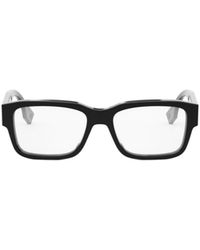 Fendi - Eyewear Rectangle-Frame Glasses - Lyst