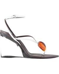 Alaïa - Invisible 90 Embellished High-Heeled Sandals - Lyst
