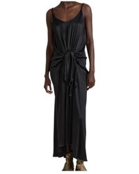 JW Anderson - Jw Anderson Knotted Waist Longline Dress - Lyst