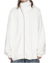 Rick Owens - Mountain Hun Asymmetric-Zip Hoodie - Lyst