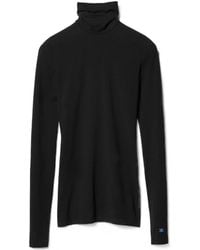 Celine - Cotton Jersey Turtleneck - Lyst