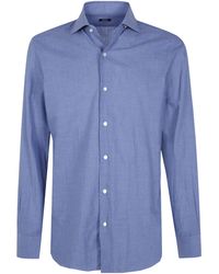 Barba Napoli - Chevron Classic Shirt - Lyst