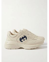 Gucci - Interlocking G Rhyton Sneakers - Lyst