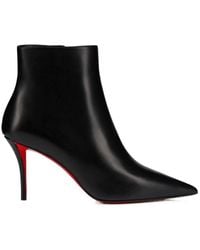 Christian Louboutin - Miss Z Booty Zipped Booties - Lyst