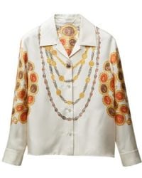 Versace - Coin Print Shirt - Lyst