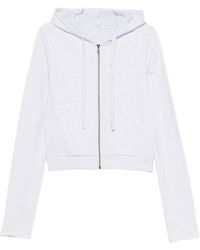 Entire studios - Zip-Up Hooded Sweatshirt - Lyst