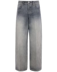 Haikure - Bethany Logo Patch Straight-Leg Jeans - Lyst