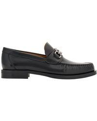 Ferragamo - Ferragamo Gancini Detailed Slip-On Loafers - Lyst