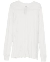 Rick Owens - Long-Sleeved Ribbon T-Shirt - Lyst