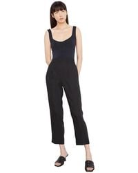Vince - High-Waist Tapered-Leg Pleated Trousers - Lyst