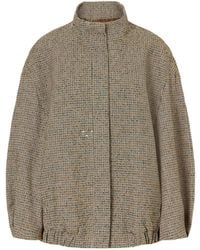 Dries Van Noten - Checked Bomber Jacket - Lyst