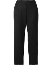 Nili Lotan - Tel Aviv Wool-Blend Twill Straight-Leg Pants - Lyst