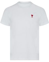 Ami Paris - Logo Short-Sleeved T-Shirt - Lyst