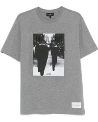 Emporio Armani - Graphic-Print T-Shirt - Lyst