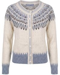 Ermanno Scervino - Long-Sleeve Cardigan - Lyst