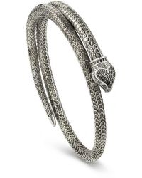 Gucci - Logo Snake Bracelet - Lyst