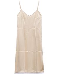 Prada - Satin Crepe Dress - Lyst