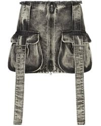 Fendi - Denim Skirt - Lyst