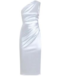 Dolce & Gabbana - Draped One-Shoulder Dress - Lyst