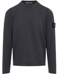 Stone Island - Compass Patch Crewneck Sweater - Lyst