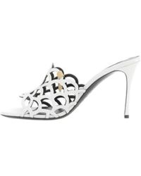 Sergio Rossi - Round Head High-Heeled Sandals - Lyst