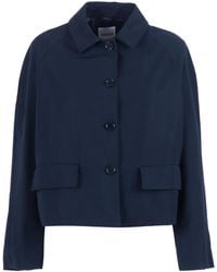 Aspesi - Raglan-Sleeve Flap-Pocket Jacket - Lyst