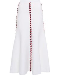 Gabriela Hearst - High-Waisted Midi Skirt - Lyst