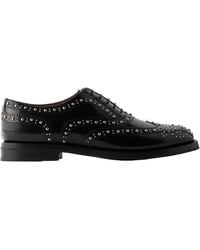 Church's - Burwood Met Studded Glossed-Leather Brogues - Lyst