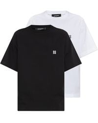 DSquared² - Pack Of Two Logo Printed Crewneck T-Shirt - Lyst
