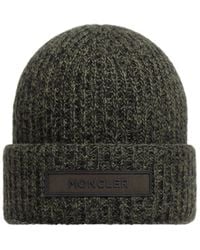 Moncler - Mouliné Wool Cashmere Beanie - Lyst