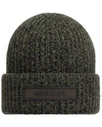 Moncler - Mouliné Wool Cashmere Beanie - Lyst