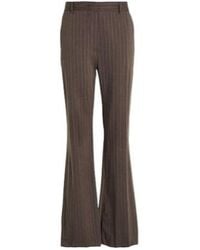 Sportmax - High-Waisted Slightly Flared Trousers - Lyst