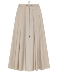 Seventy - Poplin Midi Skirt - Lyst