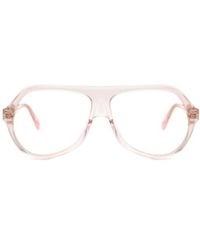 Tom Ford - Geometric Frame Sunglasses - Lyst
