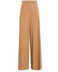 Max Mara - High-Waisted Wide-Leg Dress Pants - Lyst